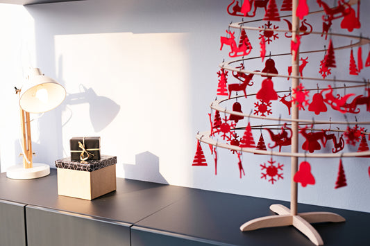 Zestaw dekoracji dużych filc