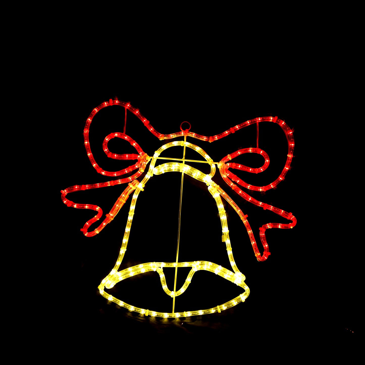Dzwonek bożonarodzeniowy 55x55 cm - Zewnętrzne lampki bożonarodzeniowe LED