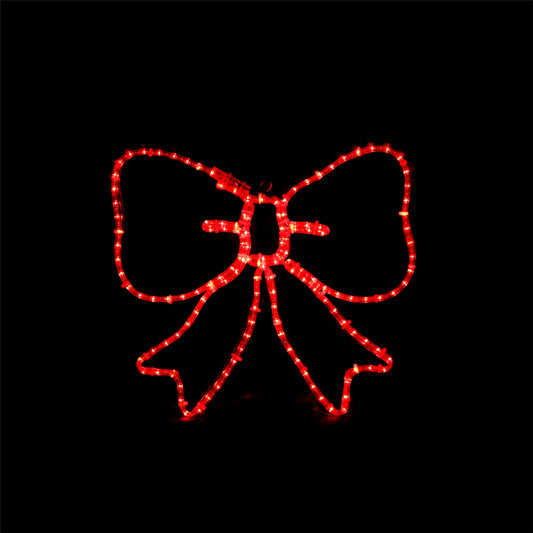 Red Bow - 55x50 - LED oświetlenia świątecznego na zewnątrz