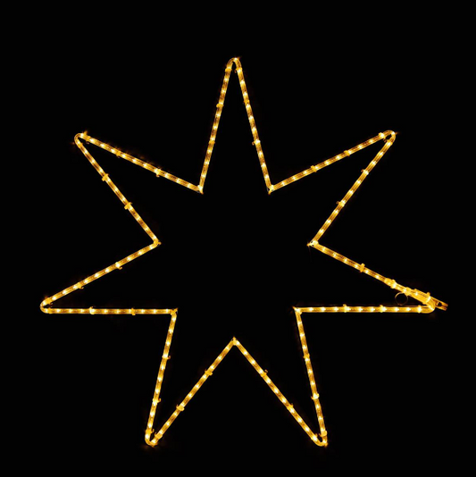 7-ramienna gwiazda LED - 90x90cm lampka bożonarodzeniowa
