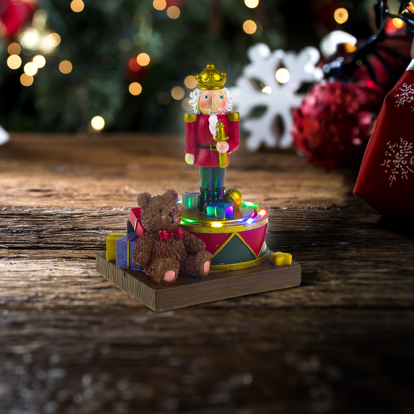 Rotating Nutcracker Soldier - Santa's Light Shop