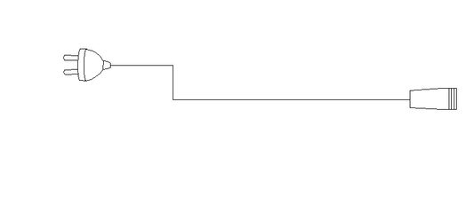 Przewód zasilający o długości 5 metrów