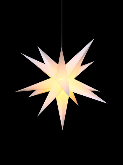 White star 3d - Christmas light